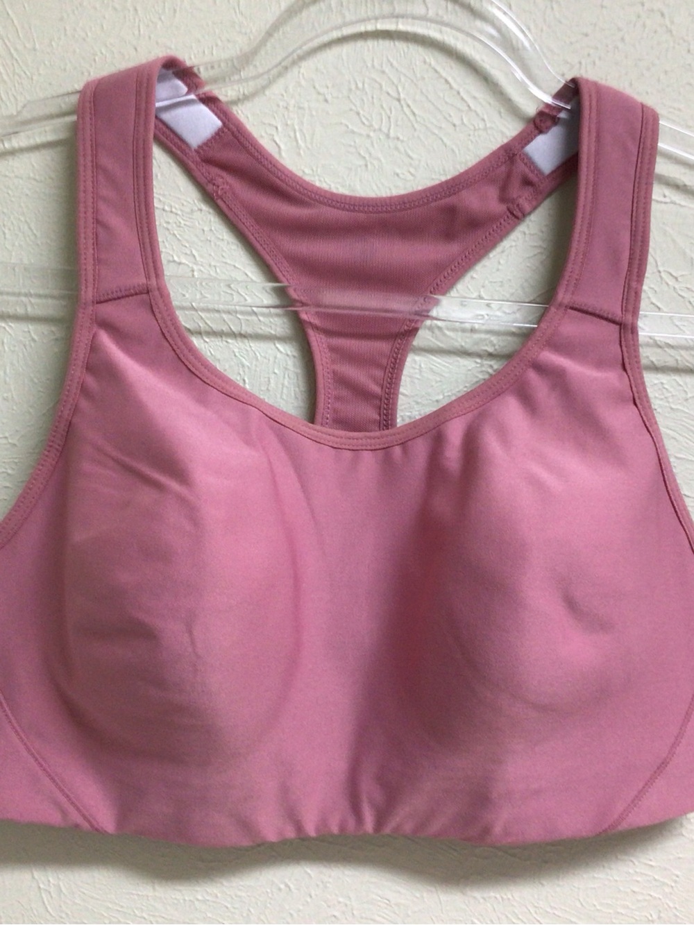 Avia Pink Racerback Sports Bra with Padded Cups